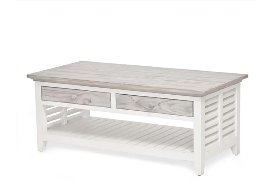 Islamorada Coffee Table by Sea Winds Trading Company at Esprit Decor Home Furnishings